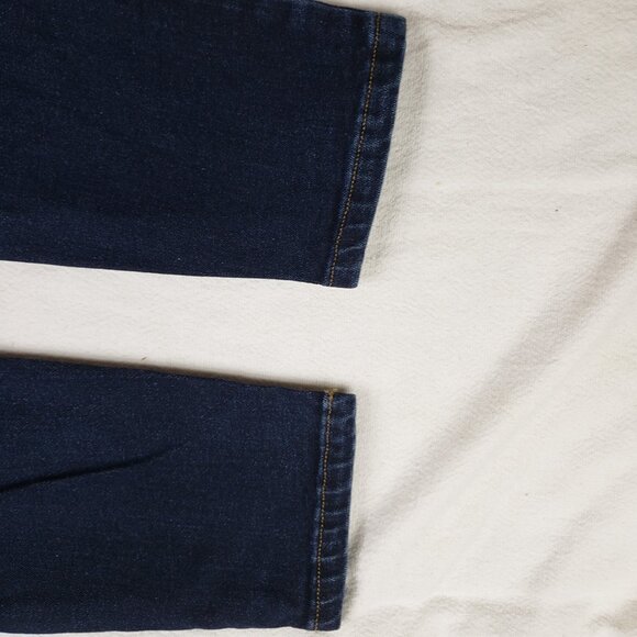 Everlane Dark The Curvy High-Rise Skinny Jean Size 28 Crop Dark Wash Slim - Picture 11 of 16